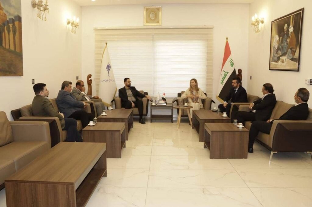 photo_٢٠٢٥-٠٥-٣١_١١-٥٠-٥٨-2-1024x682 السفيرة الإسبانية في بغداد تزور مؤسسة نارام سين لبحث سبل تعزيز العلاقات العراقية الإسبانية